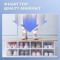 Large shoe box storage stackable shoe rack organizing lalagyan ng sapatos for Sports Shoes High-heeled Shoes. 