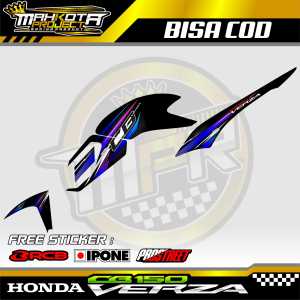 STRIPING VARIASI VERZA CB 150 VERZA / STICKER LIST MOTOR HONDA VERZA 150