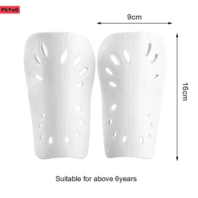 [LIXIAOJU] 1 Pair Football Shin Pads Plastic Soccer Guards Leg Protector For Kids Adult Protective Gear Breathable Shin Guard