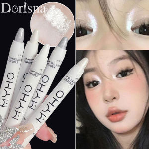 Dorisna Highlighter Pen Makeup 3D Matte White Brightening Pen Pearlescent Highgloss Eyeshadow Cosmetics