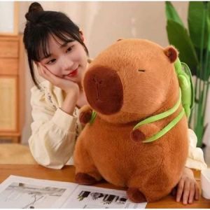 boneka capybara gendong tas uk 35cm