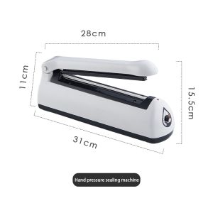 BINCOO Coffee Drip Filter Sealing Machine Snack Packaging Sealer Home Use Small Manual Plastic Sealing Machine