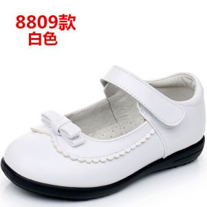 Giày Da Trẻ Em Giày Công Chúa Da Bò Thật Hai Lớp Da Màu Đen Trắng Bé Gái Nữ Sinh Biểu Diễn Học Sinh Giày Nghi Thức