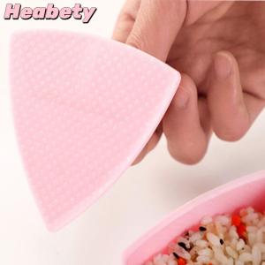 Heabety Sushi Mold Onigiri Rice Ball Food Press Triangular Sushi Maker Mold Sushi Kit