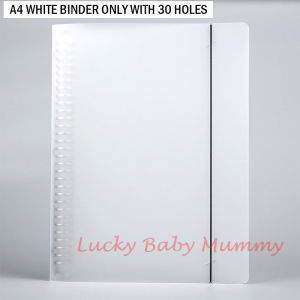 A4/B5/A5 Loose Leaf Binder Document File/Clips/Notebook 60pcs Refill Paper/ Fireheart Warrior