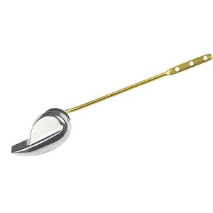 ODZ5L Đòn bẩy Đồng Phụ tùng thay thế tay cầm bồn cầu Phổ thông Lớp mạ crôm Tay cầm sửa chữa nhà vệ sinh có đai ốc Bền 3 lỗ treo Cần gạt nước bồn cầu Bể nước