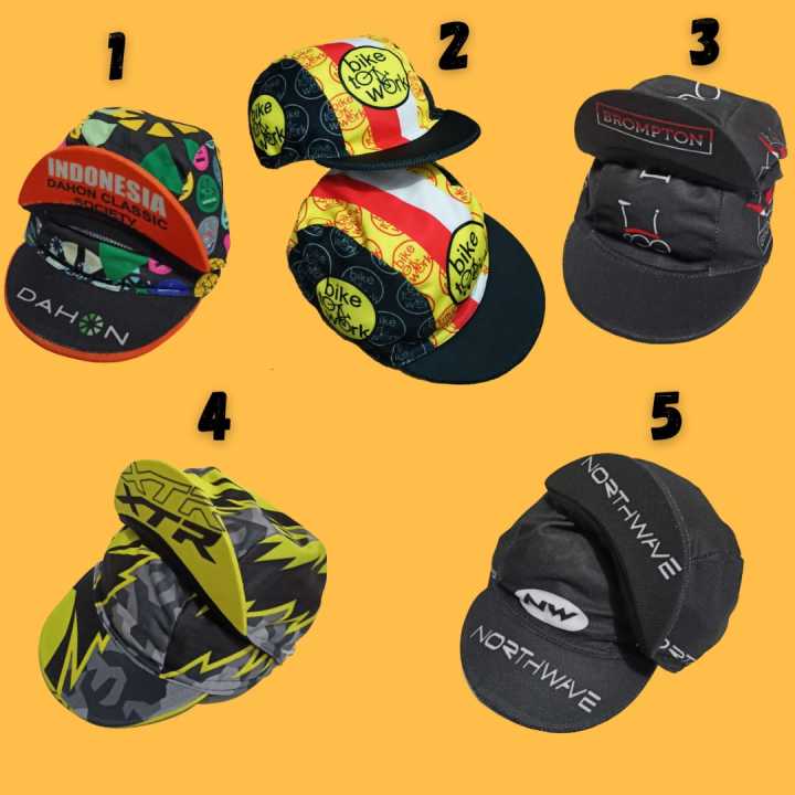Topi Sepeda Topi Gowes Cycling Cap Topi Sepeda Lipat Gowes