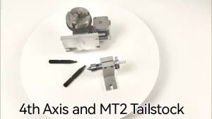 ZZSA [EU US]CNC Fourth 4th A Rotary axis K11-65mm / K12-65mm With 3 4 Jaws Chuck with Tailstock For Lathe Accessories Z1H5K