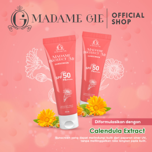 Madame GIe Madame Protect Me Sunscreen 35ml - Spf 30 - Spf 50 - Menjaga Kelembaban - Melindungi Dari Sinar Uv - Ratu Kosmetik Online