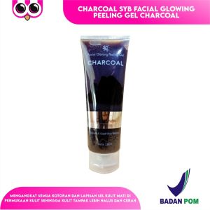 CHARCOAL SYB FACIAL GLOWING PEELING GEL CHARCOAL / GEL PEMBERSIH