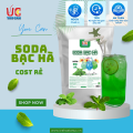 Soda Bạc Hà (1 gói 500gr) Soda UC, Nước Uống Giải Khát Có Sẵn Gas, Không Cần Siro và Nước Có Gas, Đủ Vị, Thơm Ngon, Dễ Pha. 