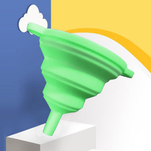 Liquid Funnel Silicone Kitchen Tool Foldable Collapsible Filling Funnel