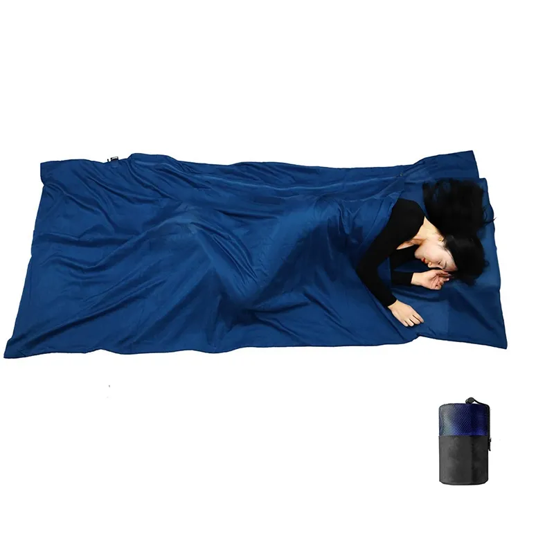 Microfiber Sleeping Bag Liner Travel Bed Sack Lightweight Sleep Bag Liners  for Adults,for Hotels, Traveling 36X87 Inch