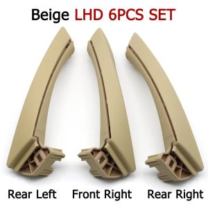 LHD RHD Beige Black Gray Interior Door Pull Handle Set Replacement For BMW 3 Series E90 E91 E92 316 318 320 325 328i 2004-2012