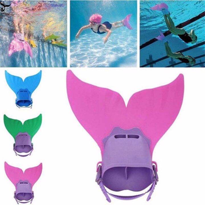 SPORTSNICE Kids Mermaid Water Sports Snorkeling Tail Monofin ...