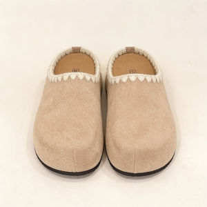Free Shipping Retro Thick-Soled Height-Increasing WomenS Half-Slipper Style 2026 New Spring Collection Versatile Soft-Soled Outdoor Slip-On Sandals