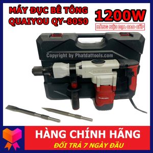 Máy Đục Bê Tông QUAIYOU QY-8050 (1200W) - Tặng Kèm 2 Mũi Đục - Hàng Nội Địa Trung Quốc