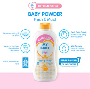 My Baby Powder 100gr+25gr - Bedak Bayi All Varian