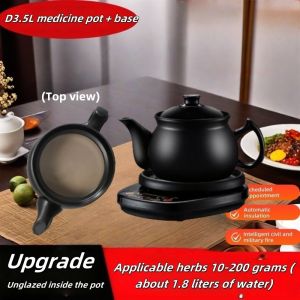 3L- 5L Automatic electric Chinese medicine pot full ceramic medic