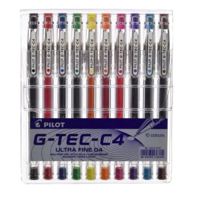 Pilot Gtec C4 10 0.4 Color Signpen Set Sign Pen