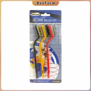 B.F. Stainless Steel Wire Brush Tooth Brushes Rust Scrub Remove Cleaning Tools 3pcs/set