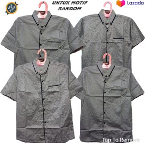 Kemeja Lengan Pendek Anak Laki Laki Pria Remaja Dewasa Bahan Katun Strecth Adem Melar Motif Bermotif Polos Kotak Kotak  Murah Umur Usia PAUD TK SD SMP SMA Umur Usia 1 2 3 4 5 6 7 8 9 0 Tahun-TUBSCLOTHING2123041222