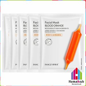 HB Face Mask Hydrating Moisturizing Skincare Blood Orange and Vitamin C Soothes Skin