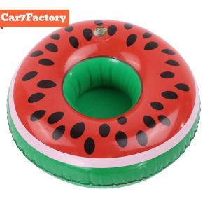 Float Beer Drink Tray Inflatable Swimming Pool Drink Cup Stand PVC Cooler Table Party Supplies Gift for Family Friends