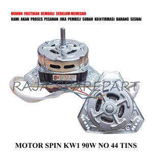 DINAMO PENGERING MESIN CUCI LILITAN TEMBAGA/MOTOR SPIN KW1 90W NO 44 TINS