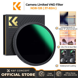 K&F CONCEPT NANO-X Variable ND Filter ND8-ND128 (3-7 Stop) HD Hydrophobic VND Filter for Camera Lens