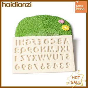 haidianzi Silicone Letters Numbers Fondant Cake Mold DIY Sugarcraft Chocolate Baking Decor