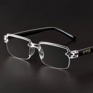 Kacamata Baca Anti Cahaya Biru HD Zoom Cerdas Tanpa Bingkai  Auto Fokus