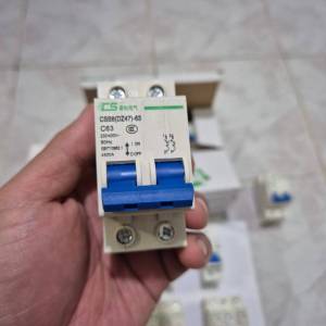 ในไทย เบรกเกอร์ AC 2P 32A/63A เซอร์กิตเบรกเกอร์ CS Circuit Breaker พร้อมส่ง
