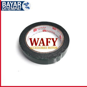 Doble Tip Busa Hijau Murah Double Tape Hijau Busa 1 Inch x 5 Meter Foam 3m