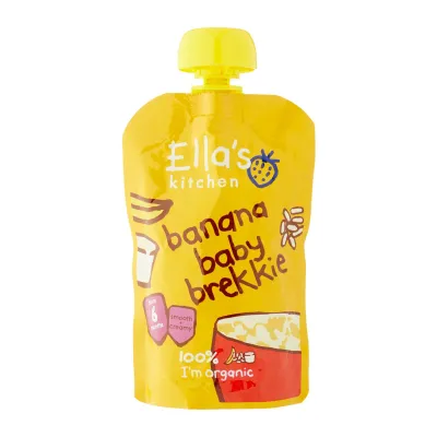 Ellas Kitchen Organic Banana Baby Brekkie 6+ Months Baby Food