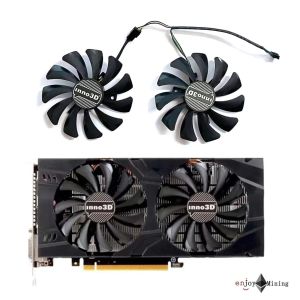 พัดลมการ์ดจอ INNO3D GeForce GTX 1060 3GB X2 / GTX 1060 6GB X2 Graphics Card Cooling Fan(HA9010H12F-Z)