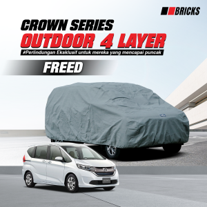 4 Layer Cover Honda Freed Sarung Mobil Super Outdoor Anti UV & Waterproof  BRICKS