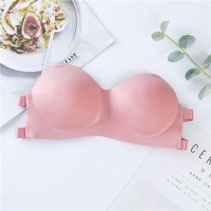Women Strapless bra Seamless push-up bra For  Anti-sagging no steel ring underwear Jelly Feeling Lady Strapless Bra