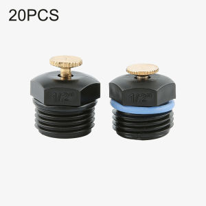 20pcs 360° Atomizing Irrigation Sprinkler Heads 1/2 Inch Misting Nozzles for Irrigation System
