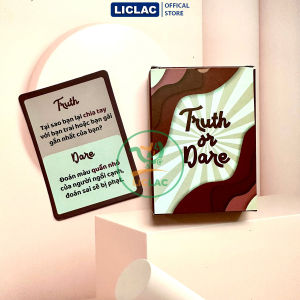 Bộ bài Truth Or Dare 52 lá dành cho nhóm bạn lầy lội Drinking Game Thật hay Thách vui vẻ hài hước