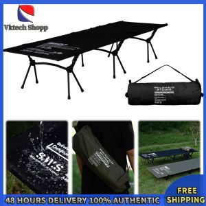 Vktech Lightweight Foldable Camping Bed Supports 150kg Portable Single Cot for Hiking and Travel Outdoor Equipment