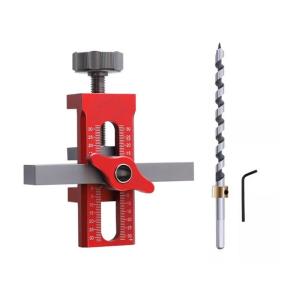 Aluminum Alloys Adjustable Length Cabinet Door Positioner Mounting Jig Locator for Consistent Level Line Installation