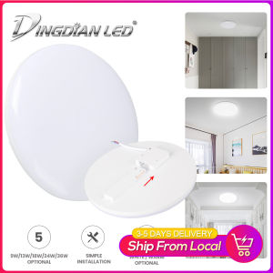 [Delivery in 3 Days]DingDian LED AC85-265V LED Ceiling Lights for Room 9W 13W 18W 24W 36W Easy Surface Mounted Install Cold White/Warm White for Indoor Corrdior Living Room Bedroom