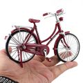 Mini 1:10 Alloy Model Bicycle Diecast Metal Finger Mountain Bike Retro Bike Adult Collectible Children Toy. 