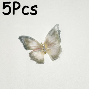 【♡Lovely girls house♡】5Pcs Korean Stye 2024 New Fashion Hair Clip for Women Simulation Butterfly Hairpin Large Cute Hair Accessories