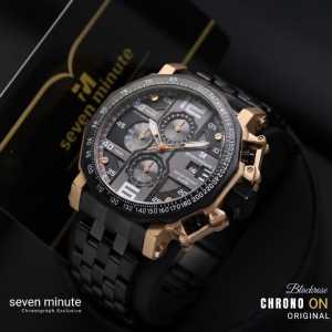 NEW Jam Tangan Pria Mewah Chronograph Sport Premium – Seven Minute DM83602 Original – Stainless Steel Strap Tachymeter Water Resistant