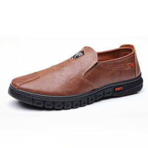 Leedoo Sepatu Formal Casual Pria Sepatu Pantofel Loafer Kerja Sepatu Kantor Slip On Cowok Santai MC413