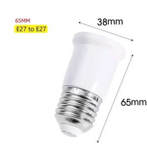 Đuôi nối dài bóng đèn E27 - đuôi chuyển bóng đèn từ E27 sang E14 - đuôi đèn đa năng-P PMC
