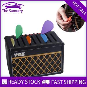 Samurry ✨Hot Sale✨ Guitar Picks Holder Box Guitar Pick Display Holder Guitar Pick Storage Box Set For Guitar Players And Music Enthusiasts
