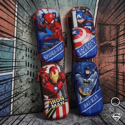 Kotak Pensil Anak SH-55 Karakter 3D Hard Case Tempat Pensil Sekolah EVA Anti Air Kapasitas Besar Resleting Kuat Bahan Premium Motif Karakter Random Murah Berkualitas